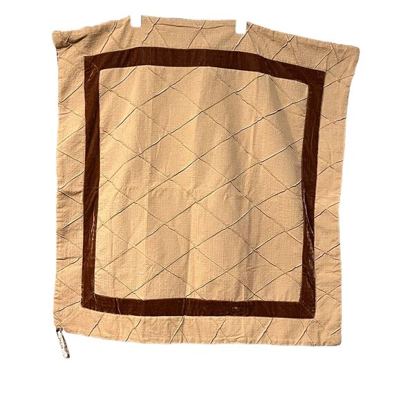 HIEnd Accents Santa Fe Bianca Euro Shams, Set Of 2, 27”x27”, NWT Textured Browns - Picture 1 of 8